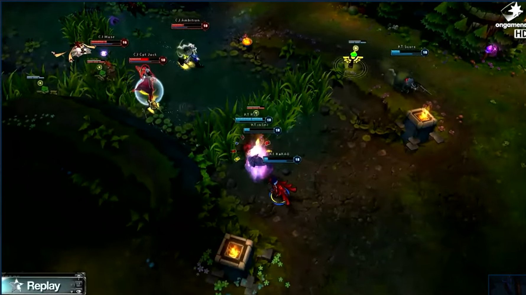 CJ Entus vs KT Bullets League of Legends Classic broadcast image