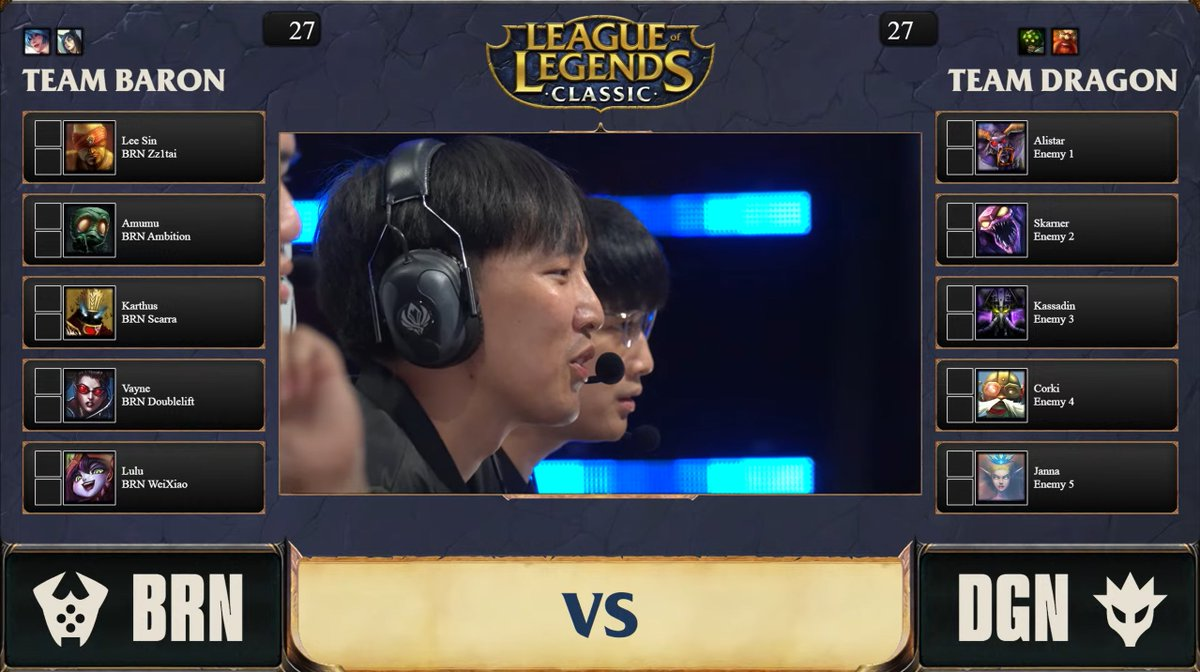 Draft: done League of Legends Classic broadcast image