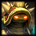 Rammus Data Dragon reference portrait